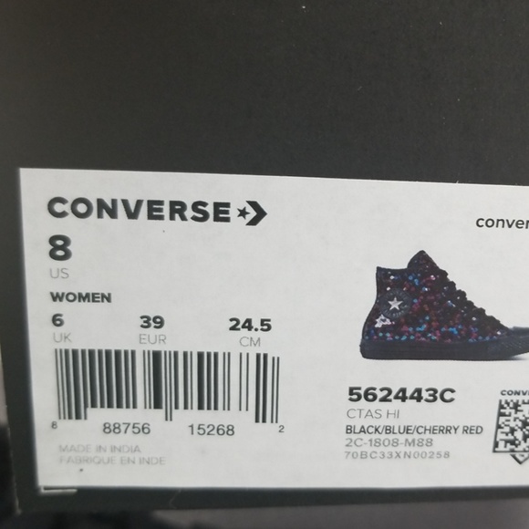 Converse CTAS Hi Sequined - Picture 8 of 8